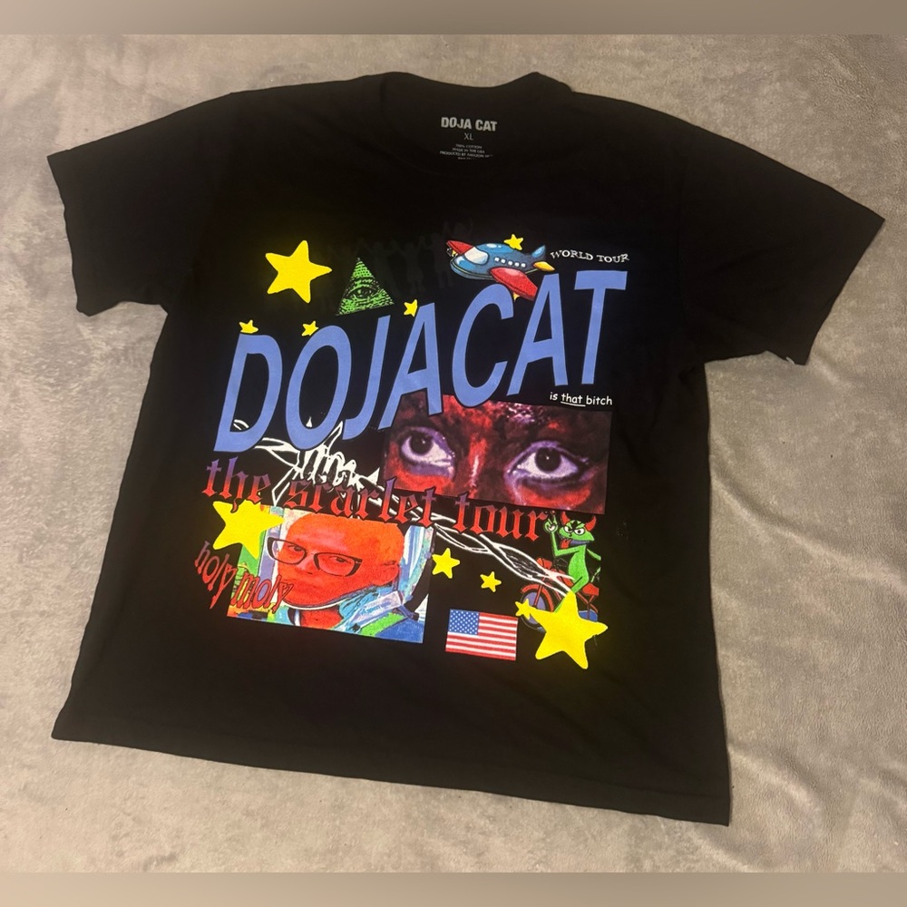 Doja Cat Shirt The Scarlet Tour World Tour Adult Size XL Graphic Made In The USA
